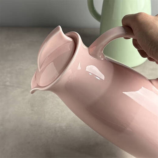A Yonghuan le encanta comer agua fría hervidor de agua de cerámica de cerámica hervidor de agua con tapa de gran capacidad hervidor de hervidor de hotel comercial 7373 1.5l hervidor de agua fría rosa con tapa 5L