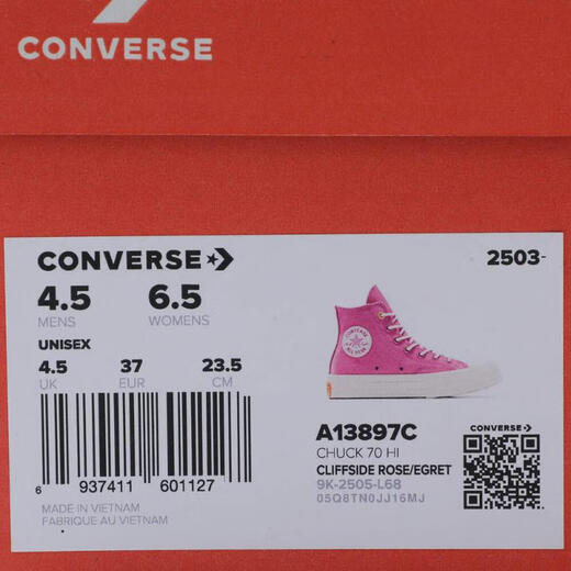 Converse 2025 Women's Chuck Taylor 70S SEASONAL Canvas Shoes A13897C 37