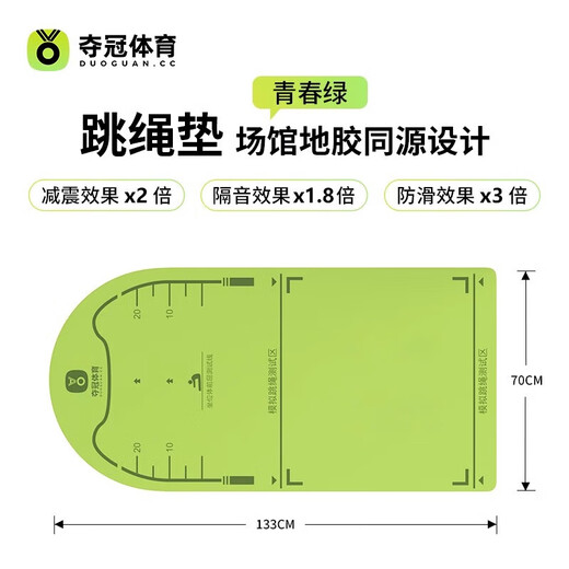 Win the Championship (DUOGUAN) special accessories for children's skipping rope skipping pad soundproofing and shock-absorbing pad yoga silent indoor fitness non-slip cushioning pad