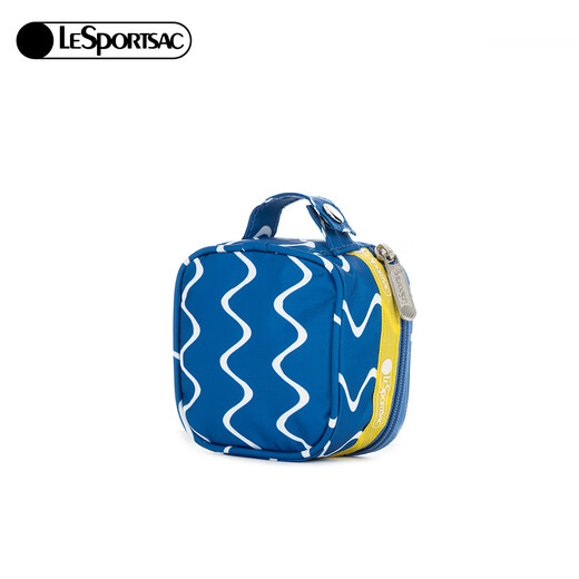 Lesportsac 2025 new style teasing duck series blue children's fun travel storage bag compartment makeup bag Polka dot snail