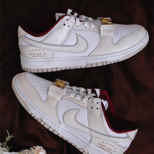 耐克（NIKE） 耐克Dunk 时尚百搭防滑轻便透休闲 板鞋复古 DV1160-100 白灰DD1503-117 35.5