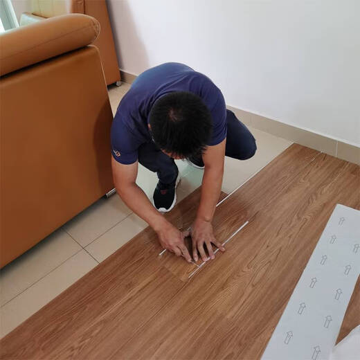 Yusenyi PVC floor sticker self-adhesive cement floor straight paving stone plastic floor floor bakery wood grain floor patch material household waterproof wear-resistant jy6197 thickness 1.8mm