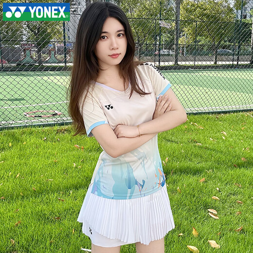 Yonex Badminton Wear Jupe de sport à séchage rapide Jupe plissée Jupe respirante absorbant la transpiration Style femme-220113TCR-Blanc M