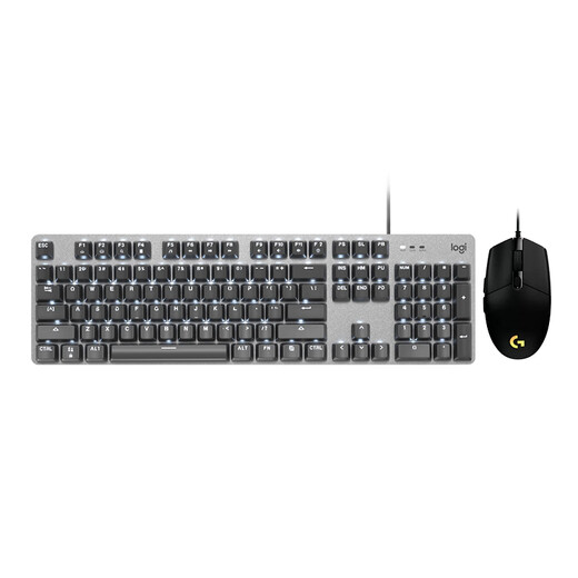 罗技（Logitech）K845机械键盘G102有线鼠标电竞游戏基础入门键鼠套装定制键帽 k845+g402-游戏套装 TTC-青轴 x 否 x 标配