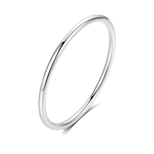 Shanhefu platinum bracelet for women pt950 pure platinum solid platinum bracelet smooth plain ring round bracelet customized ring number 50-64 optional 100 grams 7-10 days delivery