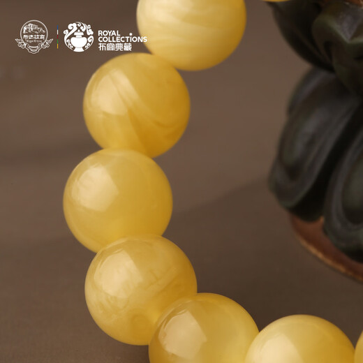 Potala Palace Beeswax Silver Separator Bracelet Single Circle Rosary Beads for Men and Women Large Simple Bracelet Beeswax Silver Separator Bracelet