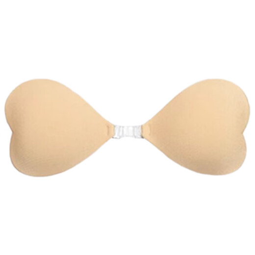 Niqing Sunshine Lolita Bikini-BH-Aufkleber drücken unsichtbare dünne kleine Brüste hoch, zeigen große Anti-Ausbuchtungs-Brustaufkleber für Frauen, natürliche Hautfarbe, 1 Paar C/D-Körbchen