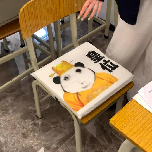 咏幻龙图坐垫防屁股痛学生教室宿舍椅垫皇帝表情包屁垫沙发垫 皇位 4040cm双插口+底