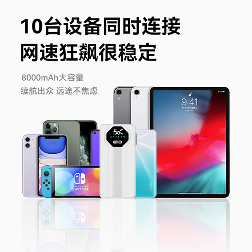 Bentium Power Bank Portable WiFi6 Mobile Wireless WiFi6 Card-free Convenient High-speed Hotspot Router Unlimited Universal Traffic Unlimited National High-speed Traffic Deluxe Edition Power Bank WiFi 2-in-1 1