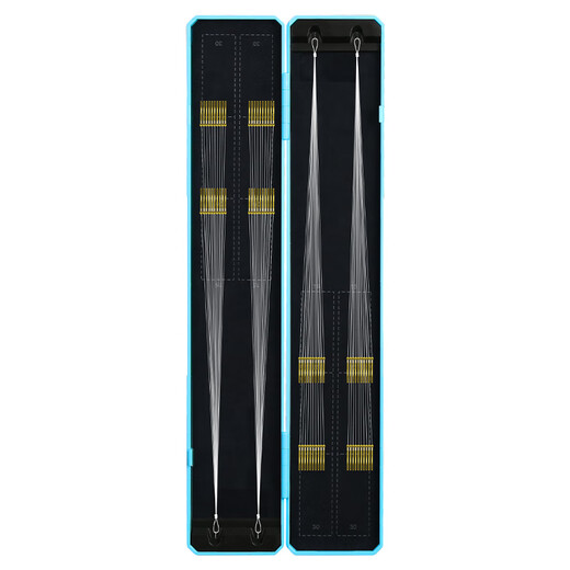 Haidi Imported Jinhai Xizi Line Double Hook Finished Gold Sleeve Fish Hook Genuine Tied Set Full Set Thin Strip Crucian Carp Fish Hook Special Gold Sleeve Barbed Hook 3/4 + Line 0.6/0.8 20 Pay Each