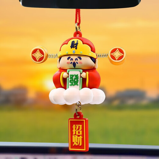 Little God of Wealth New Year's gift Desktop fortune decoration Office car car ornaments wholesale God of Wealth car ornaments No Specifications