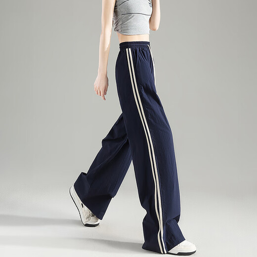 
Tang Shi 2025 summer women's spliced ​​casual pants