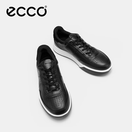 ECCO casual sneakers for men 25th autumn new thick-soled sports men's shoes street sneakers 539814 black 53981451052 41
