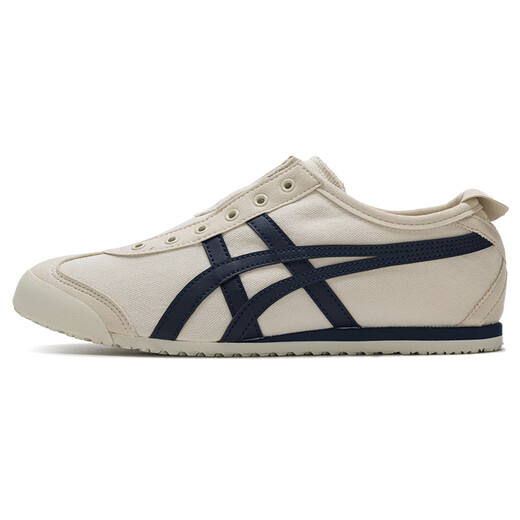 Onitsuka Tiger鬼冢虎男鞋女鞋懒人鞋25夏季新运动鞋日系一脚穿情侣帆布鞋休闲鞋 MEXICO 66/轻盈奶呼/热推款 37 23cm/4.5