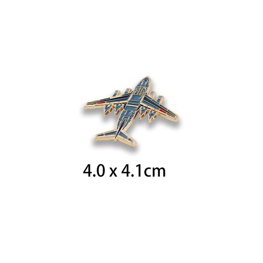WEISHINI Air Show Aerospace Fighter Badge Y-20 H-6K Teaching 8 J-20 UAV Model Aviation Aircraft Metal Brooch J-20-Vyron