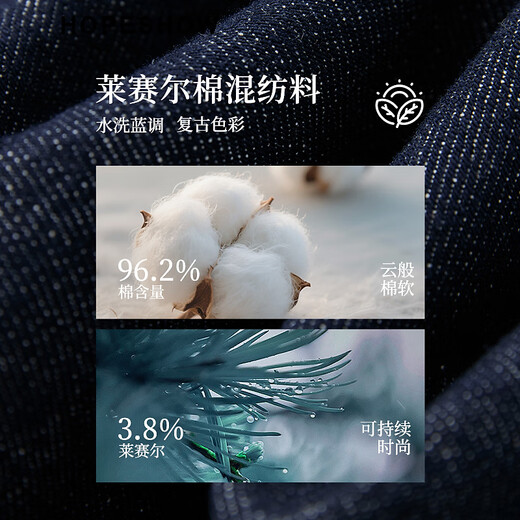 
Red sleeve retro washing denim jacket 2025 autumn new women's clothing temperament Korean lazy chic casual short jacket Dark denim blue 072 (pre-sale 9.15) M