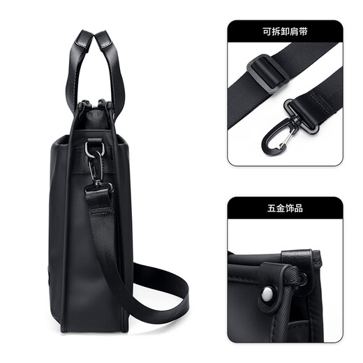 Golf (GOLF) business briefcase men's handbag 13-inch computer bag multi-compartment office document bag single shoulder crossbody bag