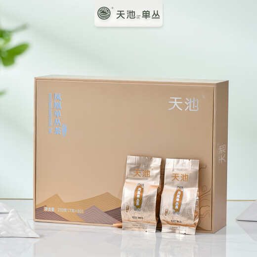 
1392 Tianchi Tea Industry [Jinqiu Milan Xiang] Phoenix Single Cong Tea Chaozhou Single Cong Tea Gift Box Golden Milan Xiang Gift Box 210g*1 Box