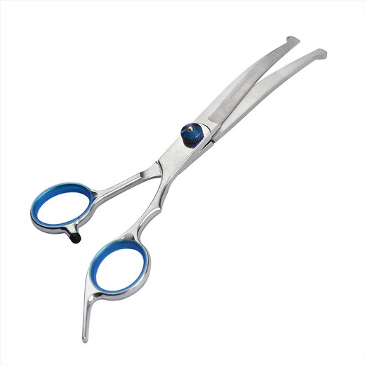 Shantou Lincun Shantou Lincun Pet Scissors Beauty Tools Special Hair Trimming Shears Dog Hair Curved Scissors Teddy Hair Cutting Tool Pet Hair Trimming Scissors - Curved Scissors 17cm