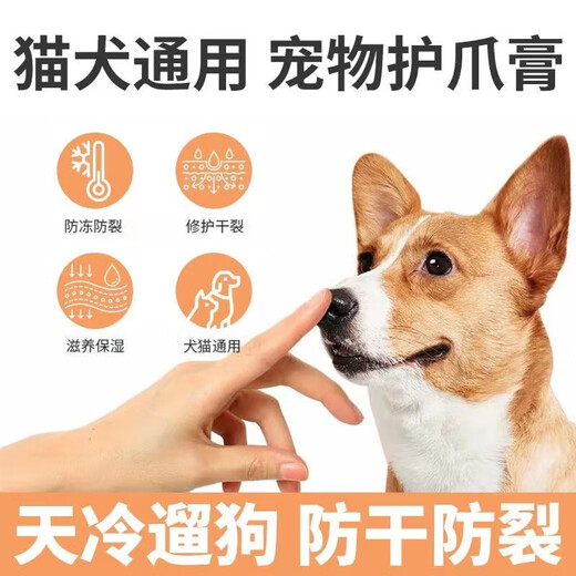 Dog sole paw cream, pet paw cream, cat paw cream, cat foot pads, paw pads, cracked red and swollen cream, pet paw cream 60g 1 box