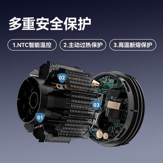 Superman (SID) travel essential high-speed hair dryer 200 million negative ions hair care high-power quick-drying constant temperature hair dryer home silent hair dryer without hair damage gift RD1676