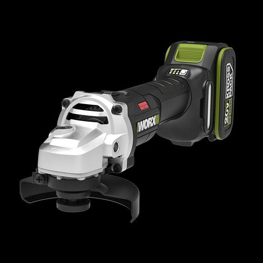 Wax Little Waist Lithium Battery Brushless Angle Grinder WU806 Charging High Power Electric Cutting Grinding Polishing Machine WU806+WU3886.0 Double Electric + Fast Charging