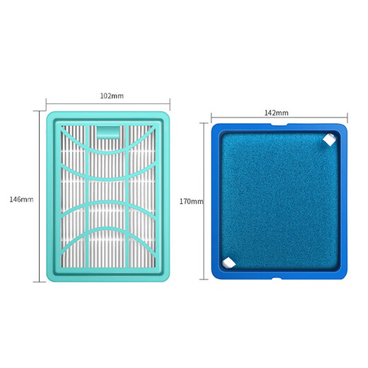 Adecuado para el filtro de filtro de aspirador de Philips Filtro de filtro Haipa Filtro Algodón FC9728FC9732FC9735 Accesorios Filtro de entrada de aire + Filtro de salida de aire de aire
