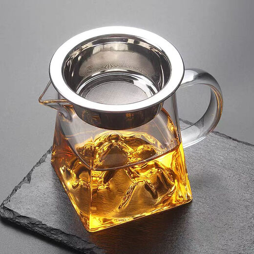 Guanshan Gongdao cup thickened heat-resistant glass tea set tea cup household tea divider tea sea filter cup transparent Guanshan Gongdao cup +304 card leakage