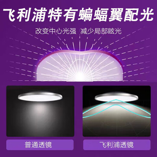 Philips (PHILIPS) LED ceiling lamp wick 38W white light 6500K high color rendering energy-saving lamp panel magnetic modification replacement light source lamp panel module (diameter 280mm)