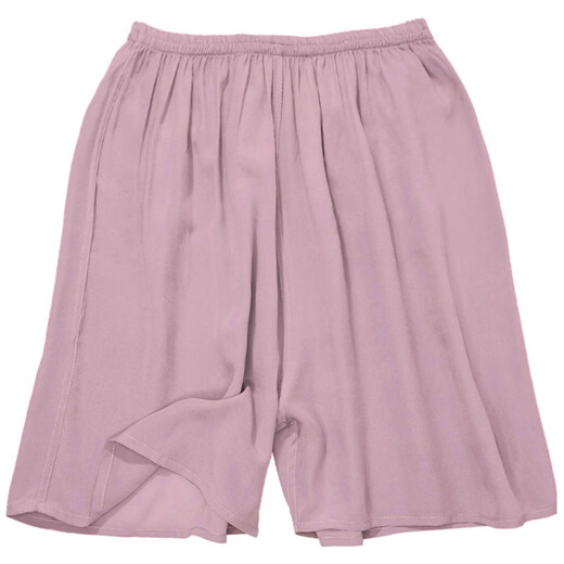 Dugu Jialuo Silk Beach Shorts Damen kleine Größe bequemer atmungsaktivem Sommer -Pyjama Home Mulberry Seiden Männer universelle Fünf -Cross -Hosen Aprikose Farbe 13568 Satin -135jin [Jin gleich 0,5 kg] Alle Größe
