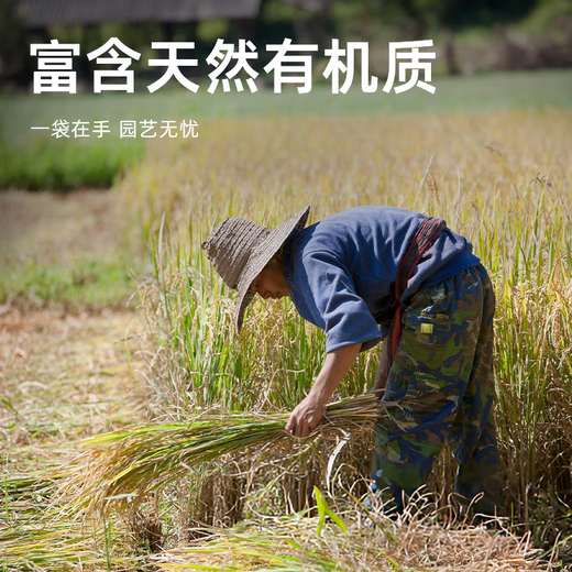 Jinyate rice husk charcoal, wood ash, potted plants, vegetable and flower fertilizer, breathable, regulating soil acid and alkali nutrition soil matrix 6L