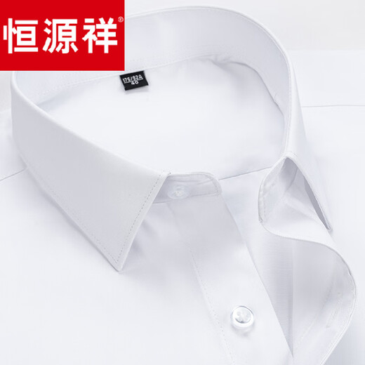 HENGYUANXIANG TRAVAIL Vêtements plus fat plus taille de taille pour hommes à manches courtes à manches à manches professionnelles décontractées