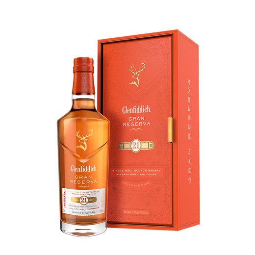 格兰菲迪12年（Glenfiddich）苏格兰单一麦芽威士忌700mL带盒带码 格兰菲迪21年700ml正品行货包邮