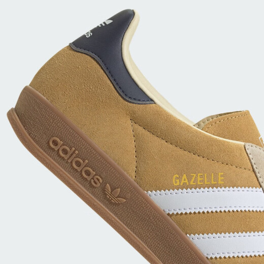 阿迪达斯 （adidas）男鞋2025夏季新款运动鞋Gazelle德训鞋低帮板鞋缓震轻便休闲鞋 JI3523黄色 38