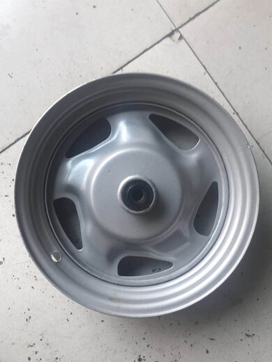 Three-wheeled electric vehicle motorcycle steel ring 375-12350-12300-10 thickened wheel front wheel rear wheel 16X3.0 front wheel 6201 without brake pot