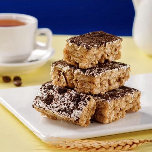 Aoqiao Mousse Milk Topped Sachima Meal Replacement Soft Pastries Casual Internet Celebrity Snacks Meal Replacement Light Food Full Belly Light Food Leisure Aoqiao Mousse Milk Topped Sachima 40 Packs