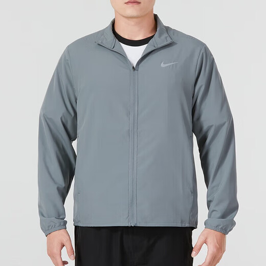 耐克（NIKE）官方舰店外套男 新款跑步运动服休闲连帽梭织夹克风衣训练上衣男 FB7500-084/晒图退10 M 170/88A