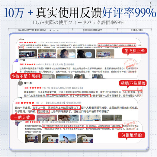 Honda Pharmaceutical motion sickness patches for children and the elderly, motion sickness artifact, motion sickness ointment for vomiting, 30 patches for severe motion sickness, seasickness and airsickness