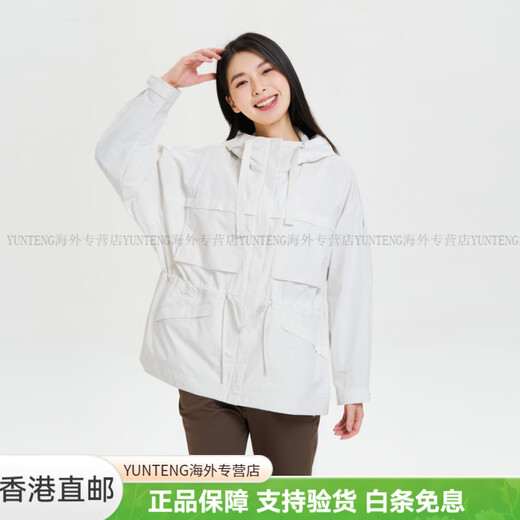 KOLON SPORTTravel series comfortable multi-pocket splicing shuttle weaving jacket jacket for women casual versatile comfortable and simple CR L