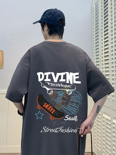 
Xiyu High School Junior High School Boy Short-sleeved T-shirt 2025 New Handsome Summer Teenagers Big Cotton Half-sleeved Top 3897 Klein Blue [Upgrade] M (70-90Jin [Jin equals about 0.5 kg]) All size