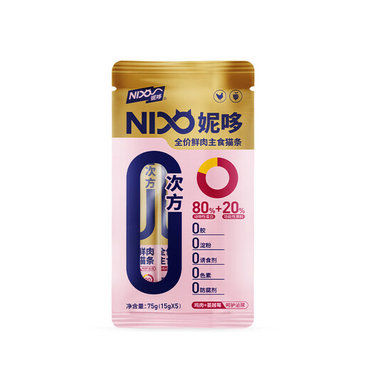 War Donkey Niduo Staple Food Cat Snacks Wet Food for Adult Cats Chicken Cat Grass Hair Beauty Nutrition No Added Function Niduo Chicken + Cranberry Care Urology 40 Count 8 Pack Family Pack