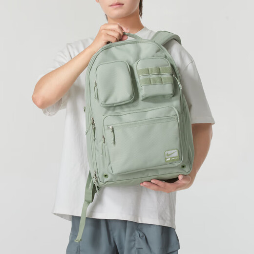 Nike (Nike) Herrenbeutel Frauenbag 2025 Frühling neuer Sporttasche Schoolbag Trendy Fashion Computer Bag Rucksack Rucksack FN4120-370 Misser