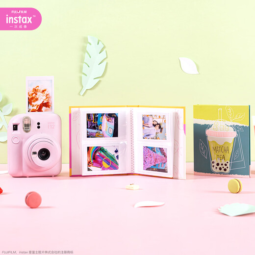 Fuji (FUJIFILM) genuine mini three-inch photo paper mini SE/12/41/99/liplay/evo/link3/7+/7sc/9/11/25/90 instant camera printer photo paper white border (20 sheets) + vitality UP photo album + photo album * 2 + border sticker * 2