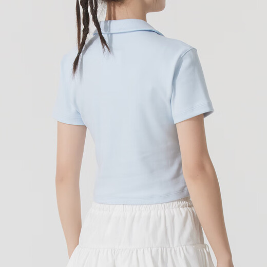 耐克（NIKE）女装运动套装25夏新款简约时尚POLO衫短袖T恤梭织五分裤 两件套 DV7885-423+HM6983-133 L