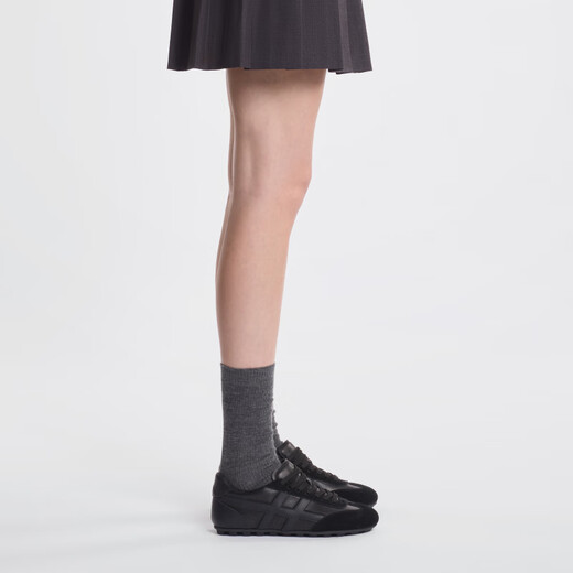 Hogan Women's Shoes New Runner Series H693 модная ретро удобная повседневная обувь одиночная обувь черная 34,5