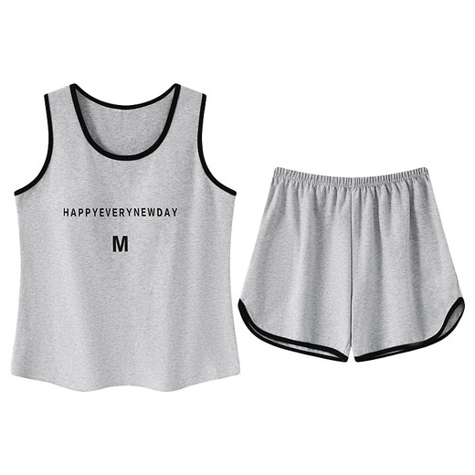 Victoria's Style, poitrine de poitrine Pyjamas pour femmes, Summer Cotton 100 Coton Shorts, Vêtements sans manches décontractés décontractés Cke-W6167 M