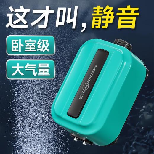 Fujian River (Minjiang) Fujian River Fischtank Super Stille Sauerstoffpumpe Aerobische Pumpen-Schlafzimmer-Sauerstoffpumpe Sauerstoffpumpe Sauerstoffpumpe Einstellbare Atmosphäre Luftpumpe AP688 Doppelloch (5W) Ga-Kuchenpaket