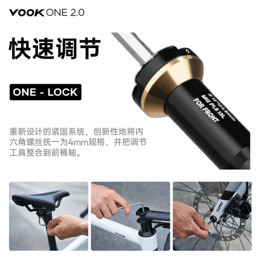 VOOKONE2.0 exclusive version road bike single disc 13 speed carbon fiber front fork disc brake lightweight riding L size