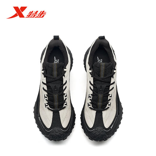 Xtep store same style Feishi 2.0v2 outdoor shoes for men 2025 autumn mountaineering cross-country sports shoes 975319170012 white sand gray/black 42