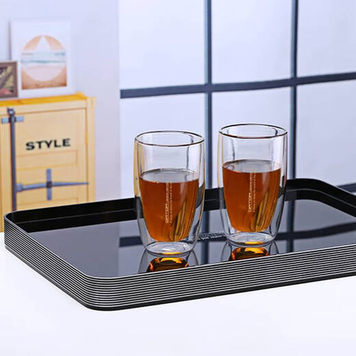 Plate Yonghuan Rectangular Water tasse assiette à table d'hôtel Tasse de thé à thé